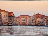 beim Sonnenaufgang in Venedig